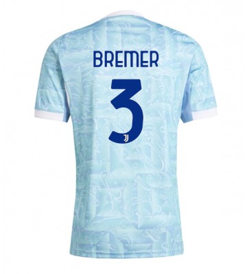 Juventus Gleison Bremer #3 Udebanetrøje 2025-26 Kortærmet